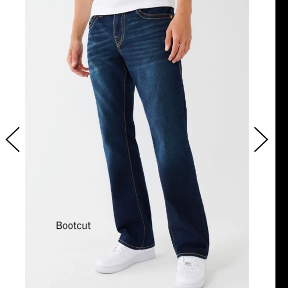 True Religion Billy bootcut mens jeans dark wash 38 29 - Picture 15 of 15